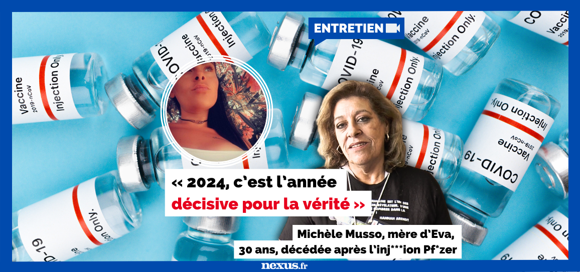 Entretien avec Michèle Musso, mère d’Eva, 30 ans, décédée après l’injection Pfizer – Vidéo