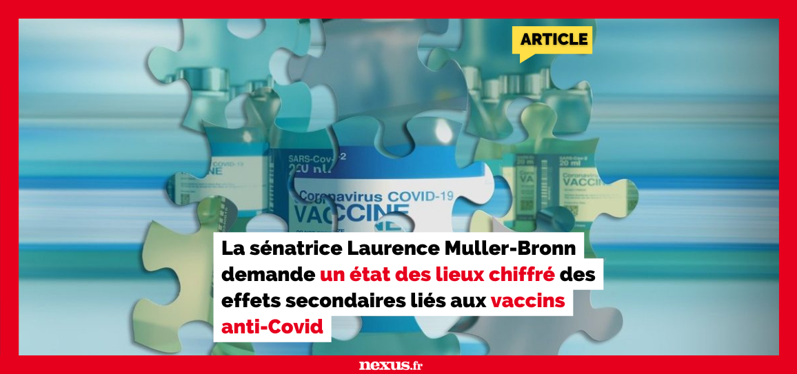 La sénatrice Laurence Muller-Bronn demande un état des lieux chiffré des effets secondaires liés aux vaccins anti-Covid