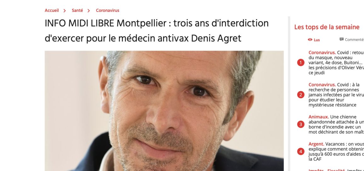 « Nous allons vers un monde d’Amour et de Paix ! » (Tribune du Dr Denis Agret)